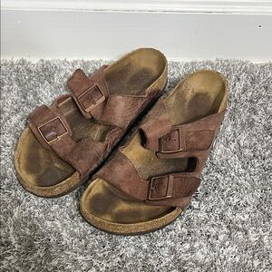 Birkenstock Brown Sandals size 45 (12-12.5)